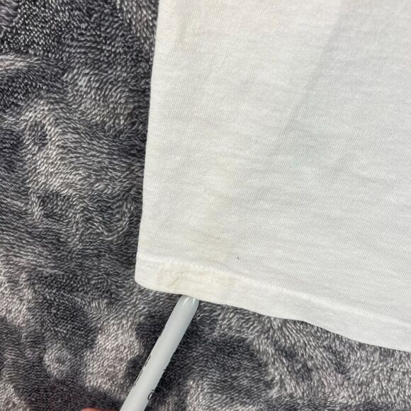 Vintage Nike Tennis Challenge Court Andre Agassi Art Swoosh T-Shirt L White* - Picture 6 of 14